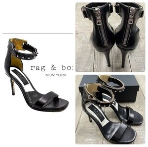 NWT Rag and Bone New York Tamira Studded Leather Sandal Stud high Heel Stilleto